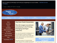 Tablet Screenshot of harrison-scott.com